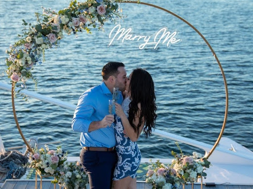 Couple getting married
