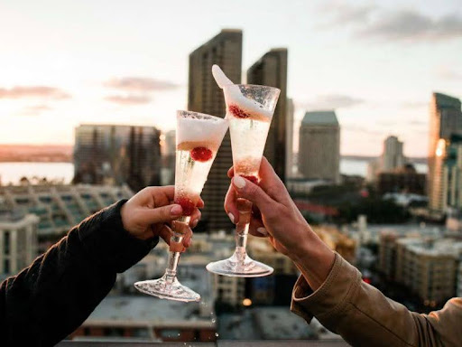 Drinks in the evening