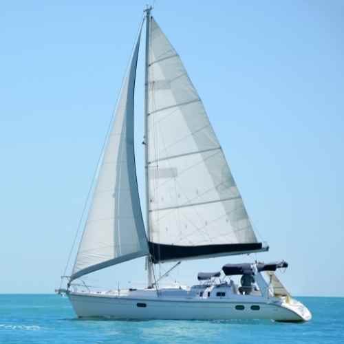 Guests aboard Triton on San Diego Bay
