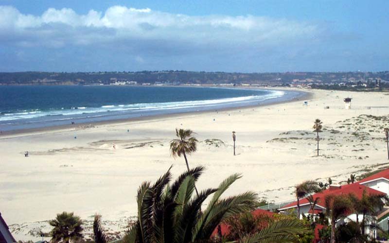 coronado central beach view