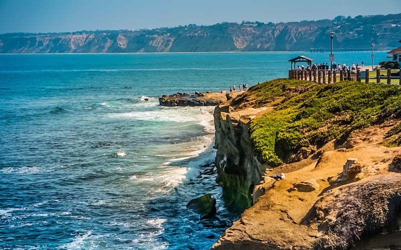 La Jolla Cove coastline