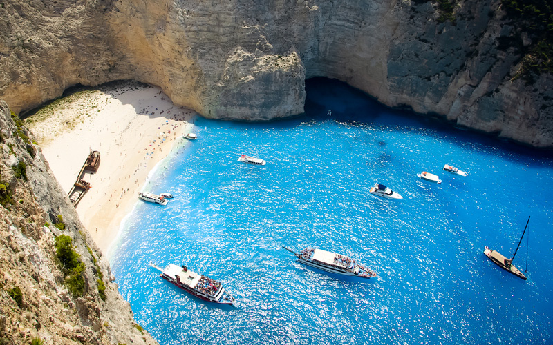 yacht charter destination in greece