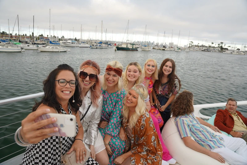 themed party on a boat 