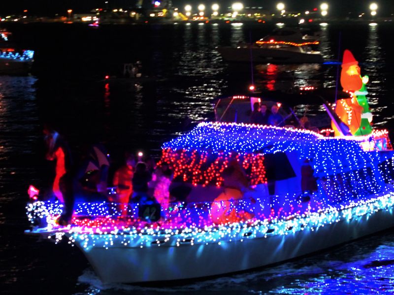 boats in the parade of lights 