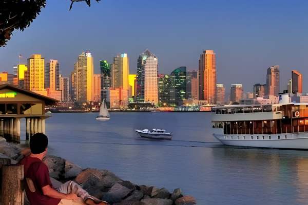 bayfront park sunset