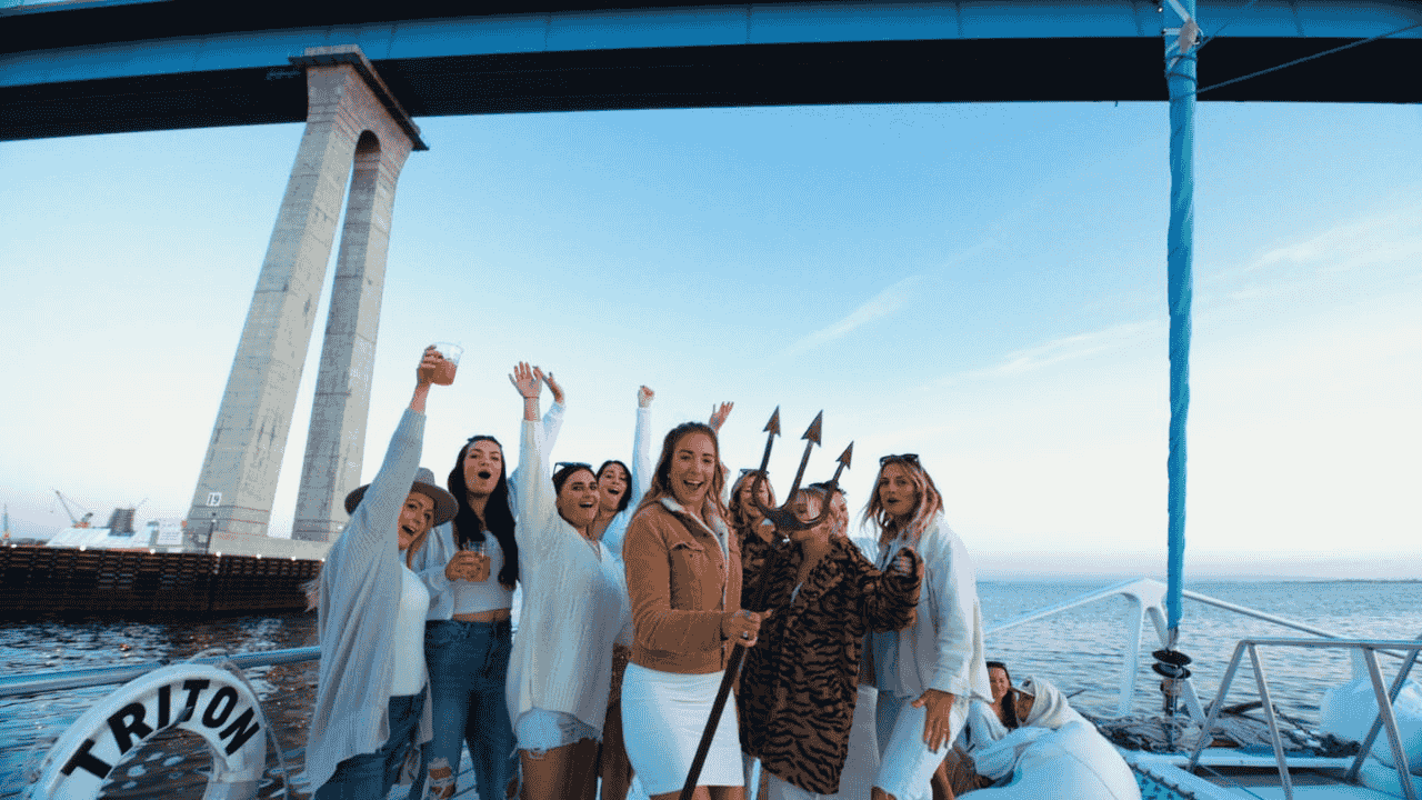 san-diego-bachelorette-boat-party-trident-portrait